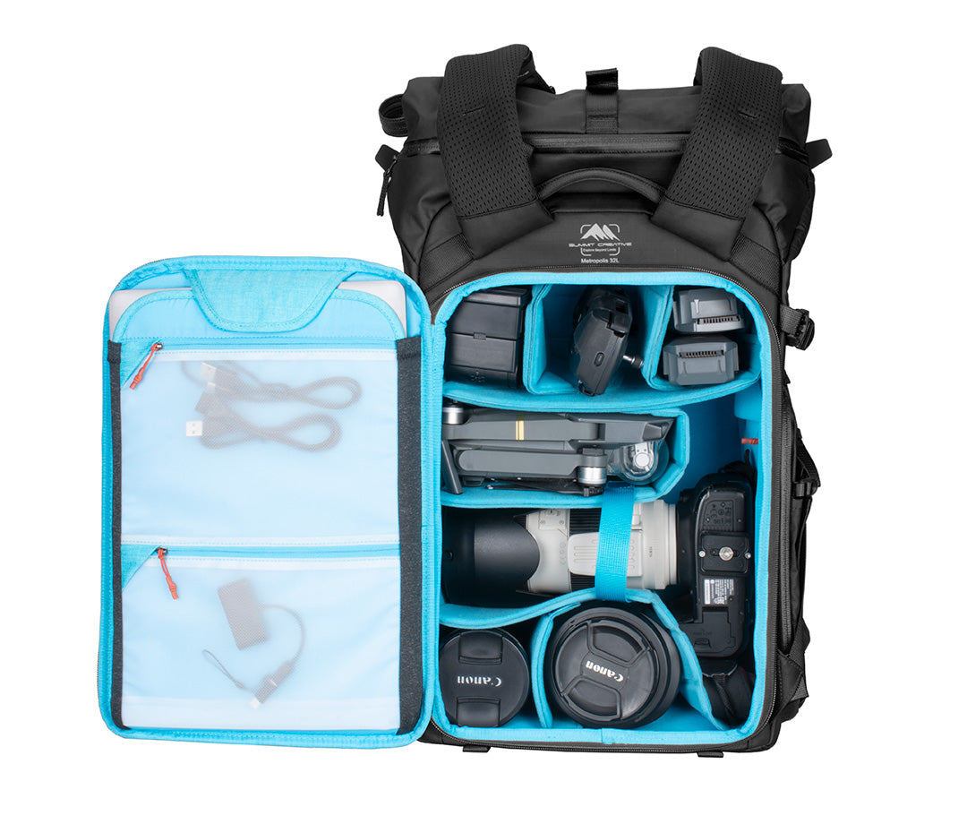 Metropolis Roll-Top 32L Black